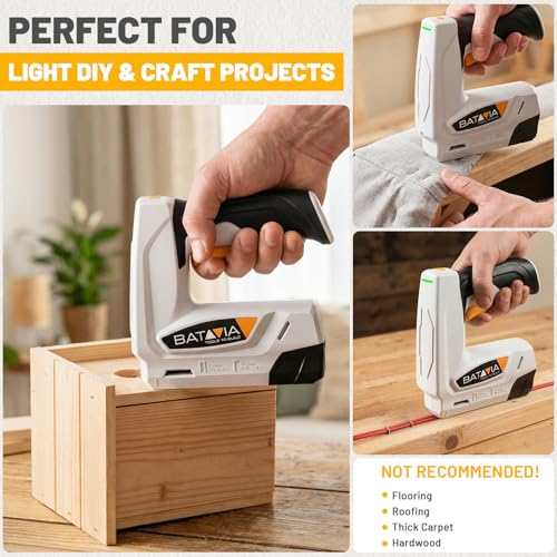 BATAVIA 2-in-1 Cordless Staple Nail Gun