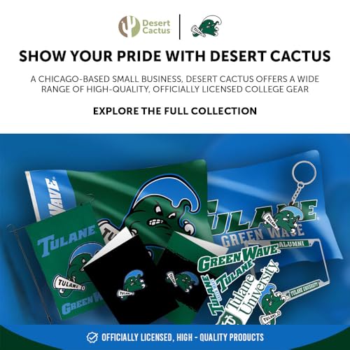 Desert Cactus Tulane University Baseball Hat miniatura 6