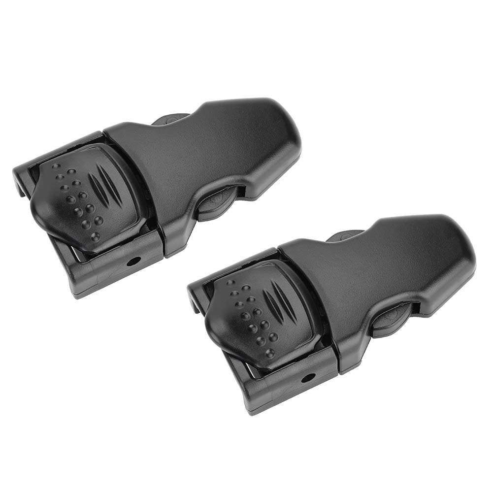 Universal Strap Buckles for Diving Fins - Lightweight and Replacement for Divers - Easy to Install - Ideal for Swimming - Black (A Style)