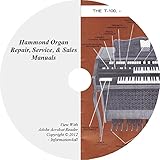 Hammond Organ, Repair, Restoration, Guides, Service, Manuals, Ultimate Library - 22 Books on DVD