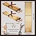 Epakh 2 Pack Vintage Blank Paper Scrolls Vintage Paper Wrapped on Wood Rod Long Aged Blank Scroll for Writing, Drawing, Calligraphy(2 Colors,7.5 x 30 Inch)