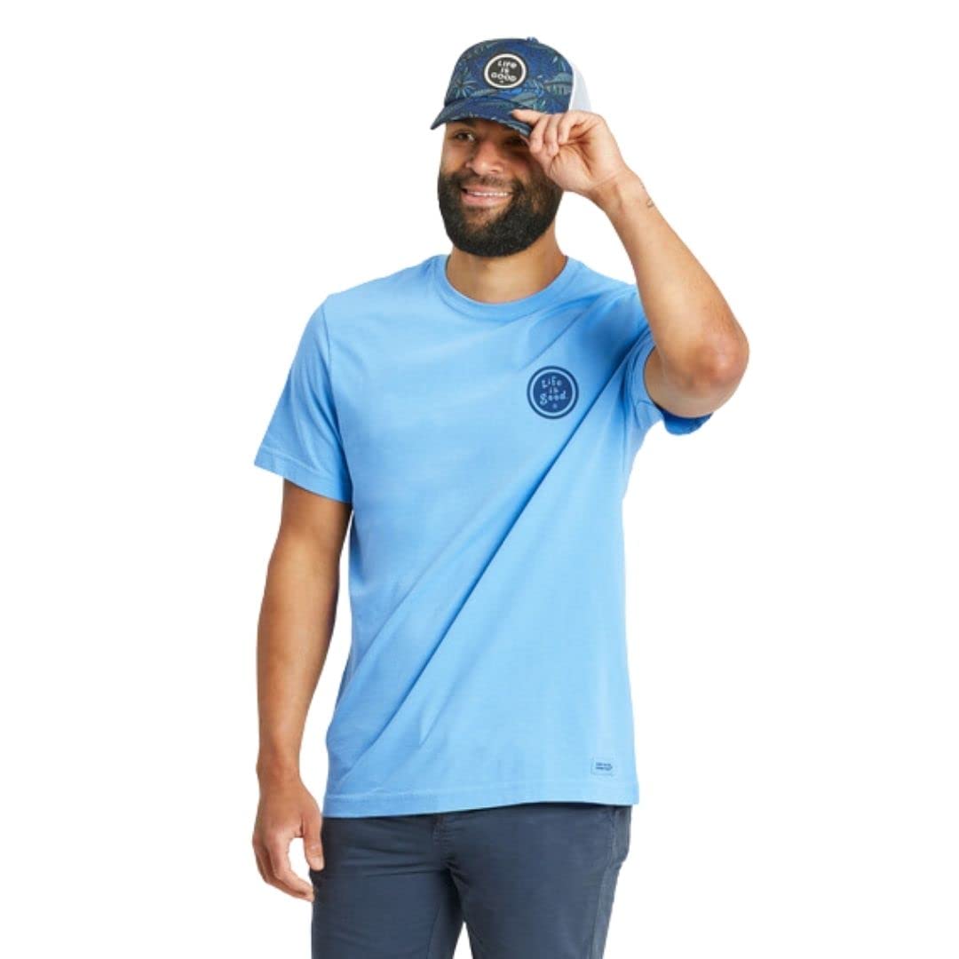 Life is Good Men's Old Fashioned Cocktail Short Sleeve Crusher-LITE Tee