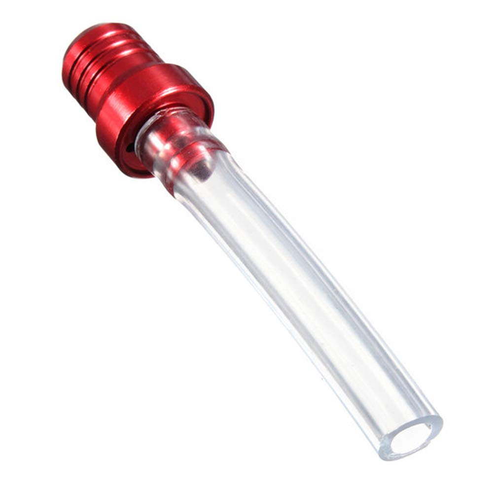 Fuel Tank Breather Pipe,Anti Reverse Gas Fuel Petrol Tank Cap Valve Vent ATV Dirt Bike (Red)
