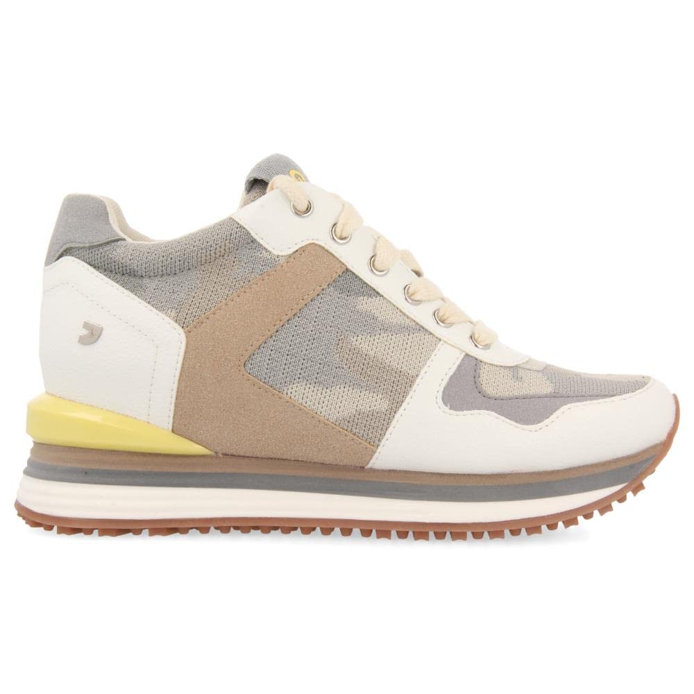 Sneakers da Donna con Zeppa Interna E Stampato Camouflage Vesper