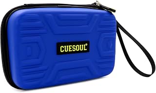 CUESOUL BEAST Dart Case Big Darts Carrying Storage for Steel Tip/Soft Tip darts and Accessories-Blue