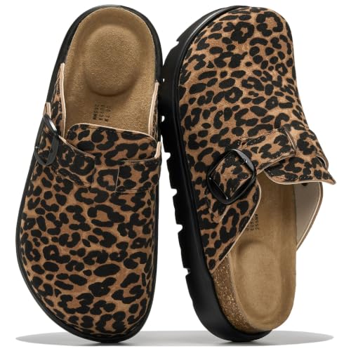 Image of 100% Genuine Leather Platform Clogs for Women - Fall Shoes for Women 2026