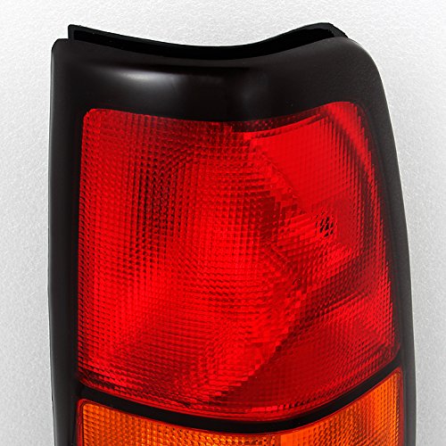 AKKON - For GMC Sierra Pickup Truck Red Clear Rear Tail Lights Brake Lamps Replacement Pair