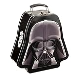  Darth Vader de Star Wars fiambrera Dark Side en relieve lata bolso fiambrera