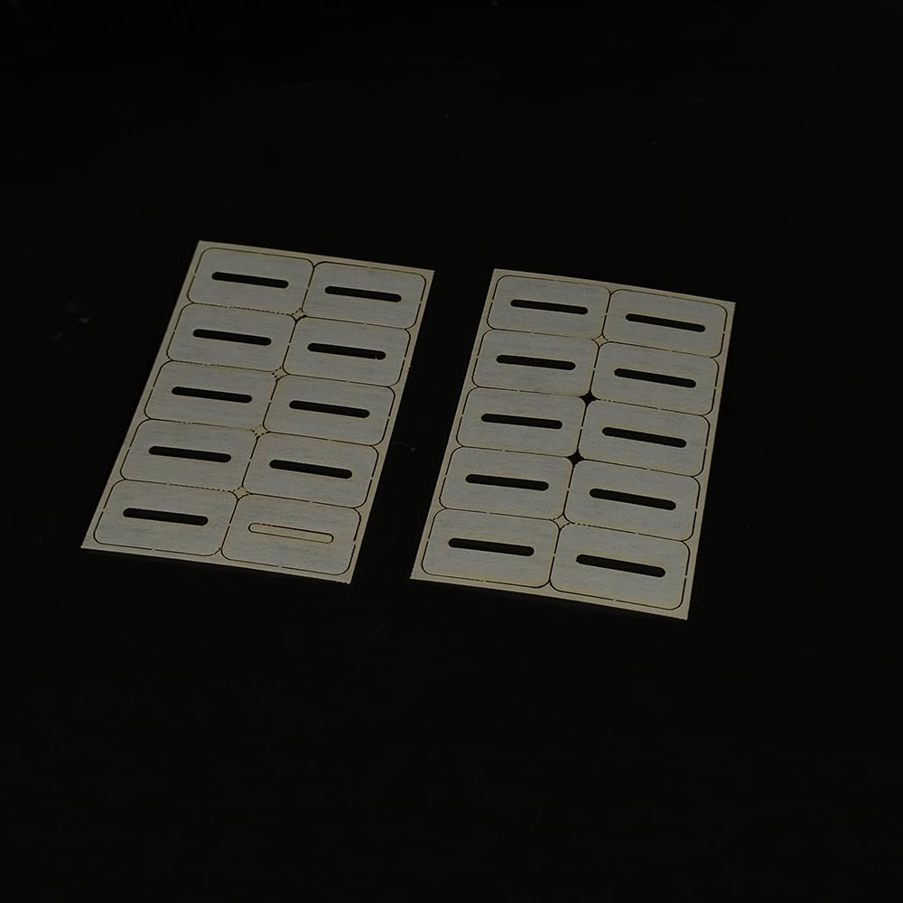 20PCS RC Plane Hinge Folding Leaf Paper Hinges Model Aileron Tail Wing Connector for RC Airplane Aircraft Qulicopter DIY Model Plane Fix Wing Parts (Shape 6)