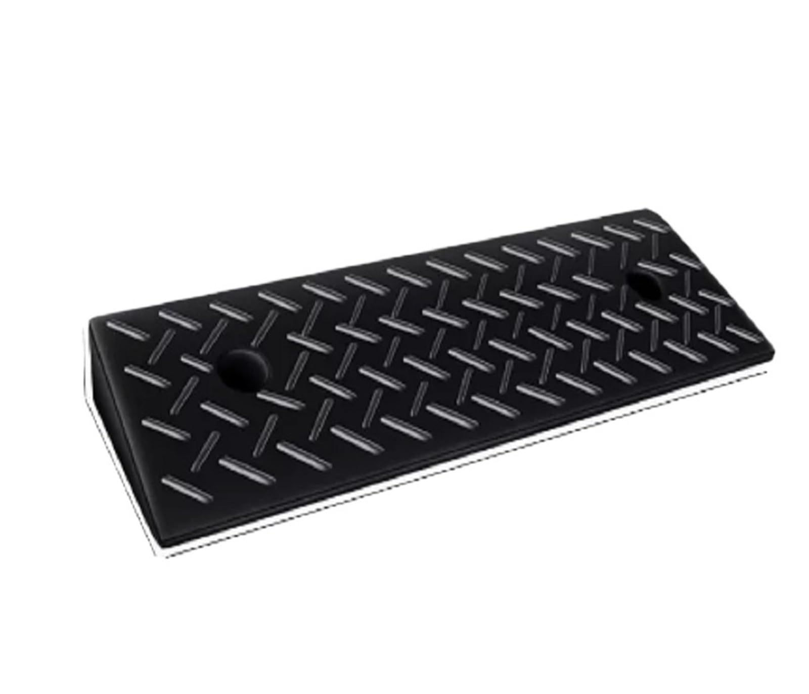 Ground Speed Bumps Rubber Step Pad Ramp Curb Household Car Road Threshold Climbing Triangle Speed Bump Uphill Slope, Along The Ladde(Color1 50x15x5CM)