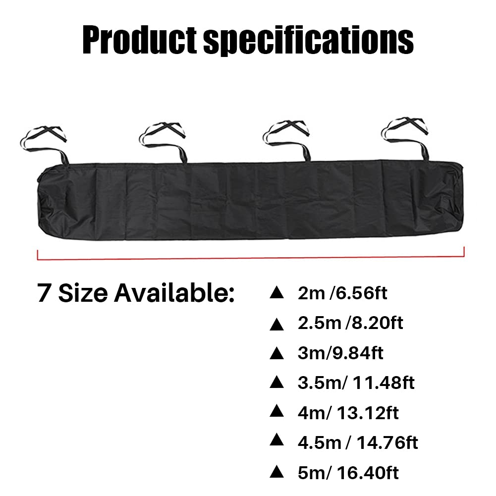 Telo Protettivo Per Tenda Da Sole In Tessuto Oxford 300D, Impermeabile E Anti-UV, 400 Cm