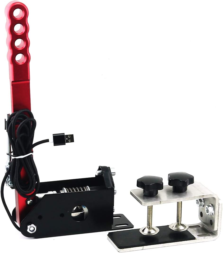 Prоduсt Dеаl mesome 14 Bit Hall Sensor USB SIM Handbrake, Professional Gaming Peripherals for Racing Games G25/27/29 T300 T500 FANATECOSW LFS Dirt Rally, Red Prоmо 40% оƒƒ mesome 14 Bit Hall Sensor USB SIM Handbrake, Professional Gaming Peripherals for Racing Games G25/27/29 T300 T500 FANATECOSW LFS Dirt Rally, Red