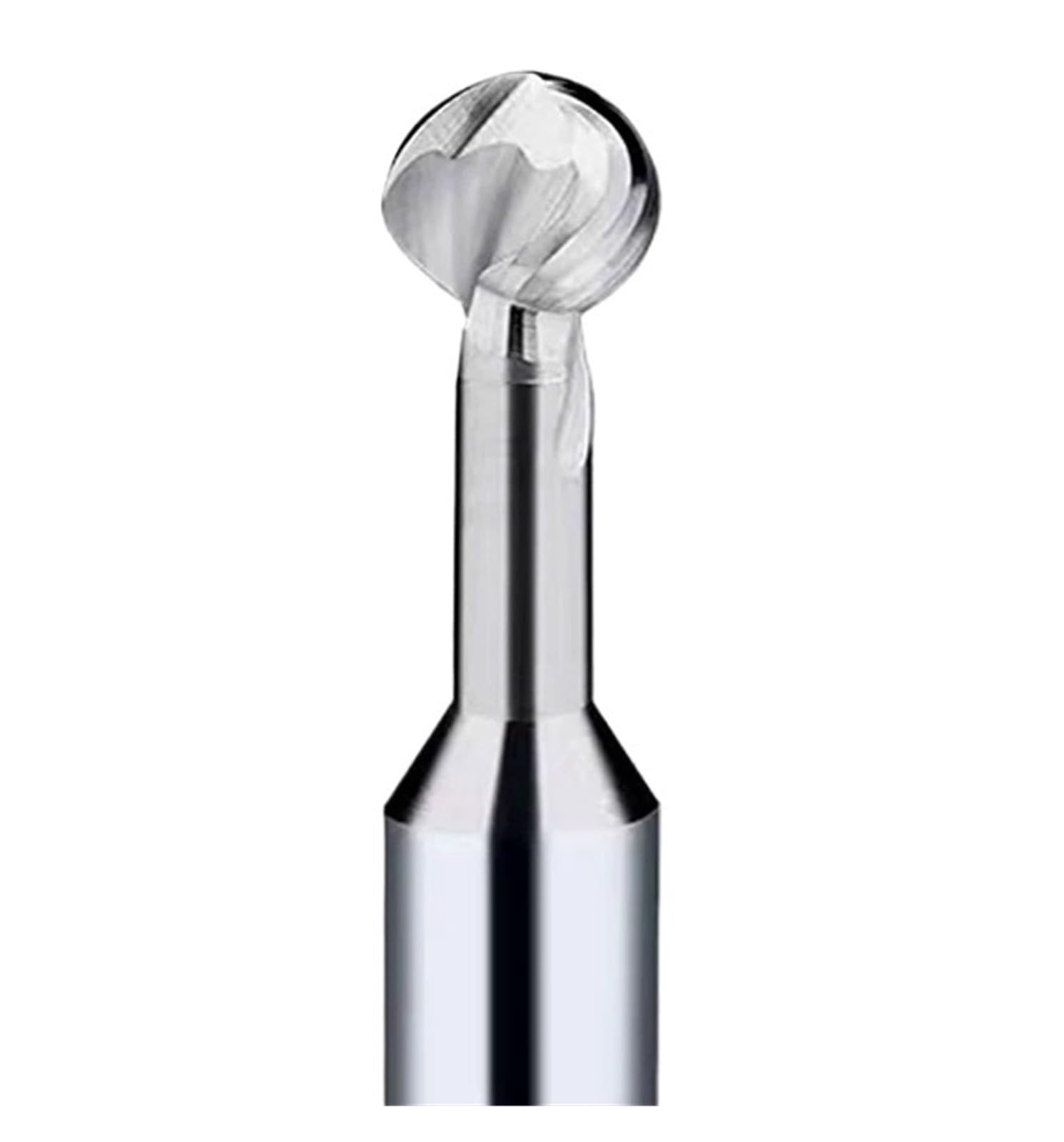 1 szt. Frez w kształcie kuli T 3D Narzędzie do nosa R2 R3 R4 R5 R6 Drewno Plastik Metal(R8xD16x100-3T,BF2055)