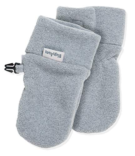 Playshoes Fleece Mittens Mitones de Forro Polar, Gray, 6-12 Months Unisex niños Cover
