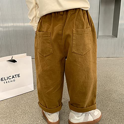 Toddler Kids Boys Cotton Linen Pants Thin Casual Loose Trousers Bottoms4