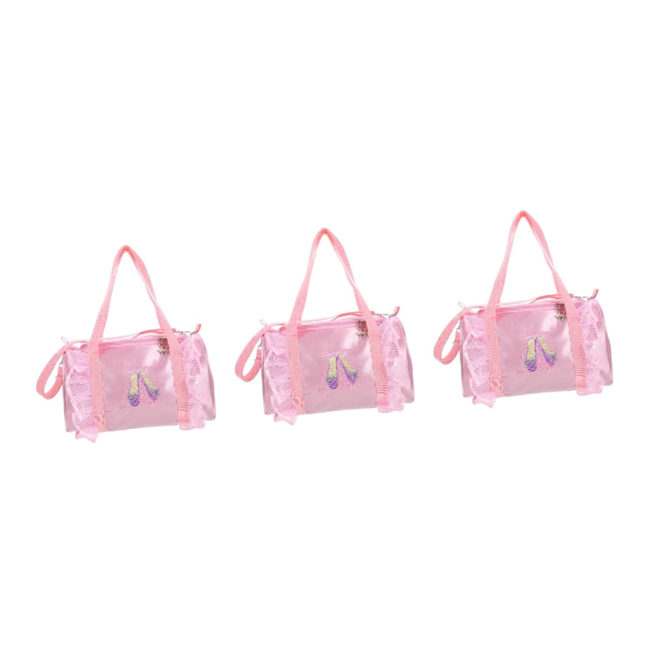 Ballett-Tanztasche storage bags makeup tasche Tanz Tasche mit großem Fassungsvermögen Satin Tanz Tasche Umhängetasche Tanztasche für Mädchen Ballettzubehör für Mädchen Satin-