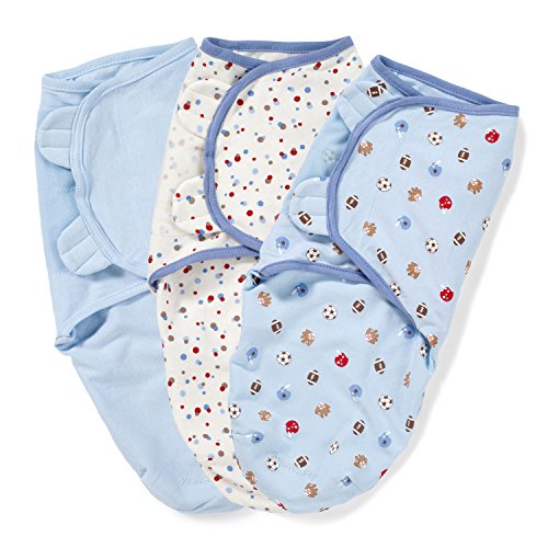 Image of Summer Infant SwaddleMe Adjustable Infant Wrap, Sports, 3 Count (Discontinued by Manufacturer)