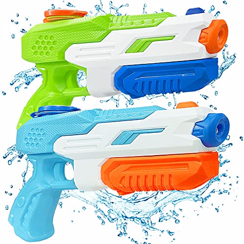 ANDSTON Water Guns for Kids, 2 Pack Super Soaker Water Gun Squirt Guns 600CC High Capacity Water Soaker Blaster Summer Swimming Pool Sand Party Outdoor Water Fighting Toys ANDSTON Water Guns for Kids, 2 Pack Super Soaker Water Gun Squirt Guns 600CC High Capacity Water Soaker Blaster Summer Swimming Pool Sand Party Outdoor Water Fighting Toys