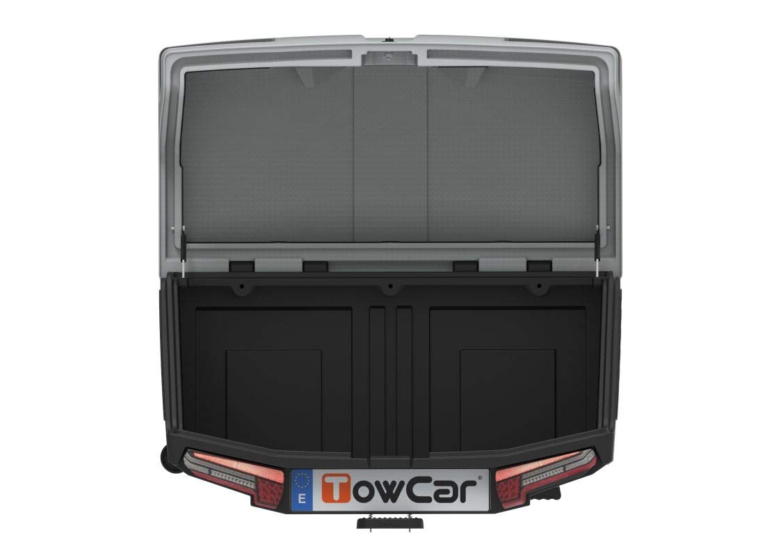Towbox V3 Gepäckbox für Anhängerkupplung | Arctic Weiß | Transportbox | Gepäckträger
