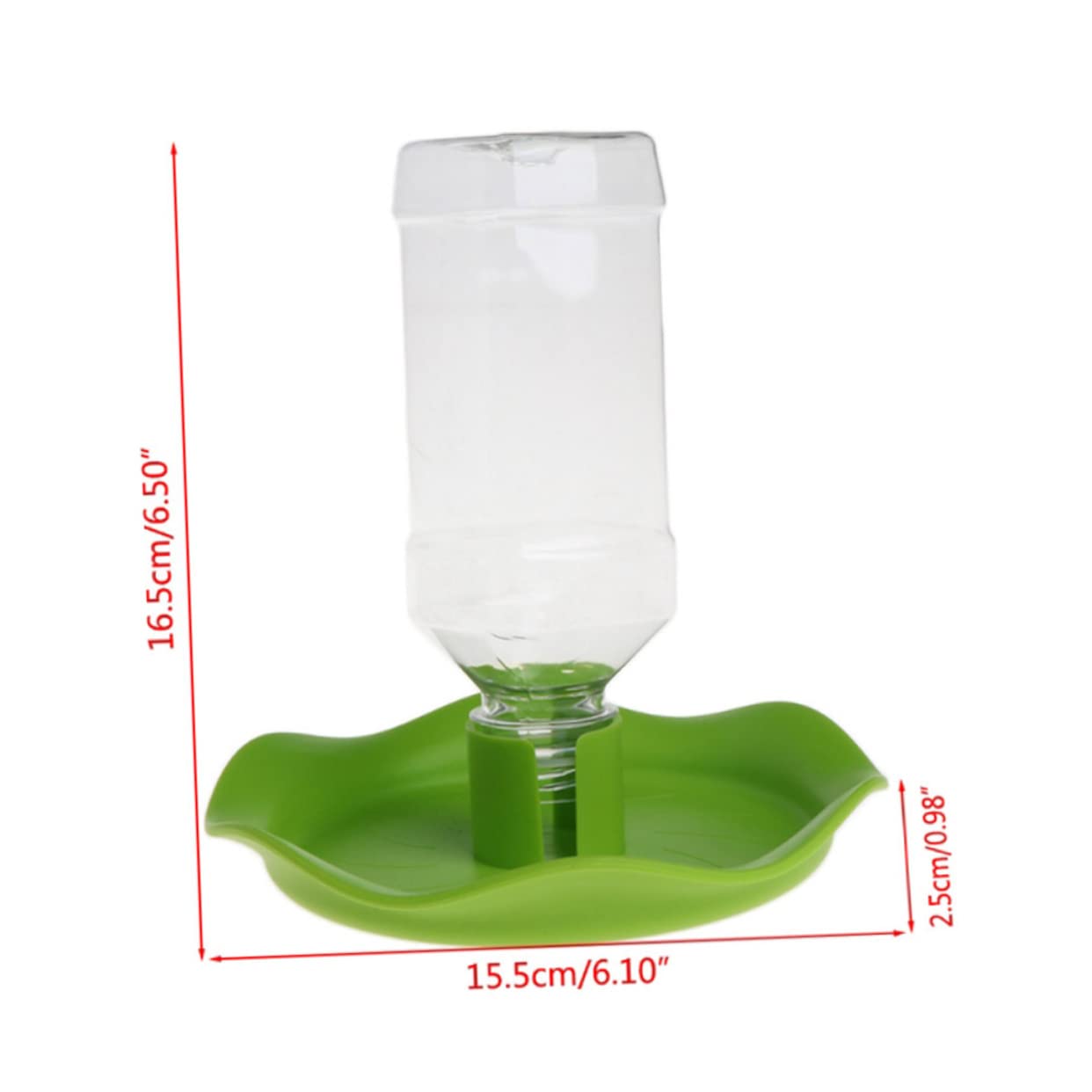 Abaodam 2Pcs Reptile Water Feeder Bowls Creative Automatic Drinking Tool for Spiders Hamsters and Lizards Non Tipping Design for Home and Pet Shops