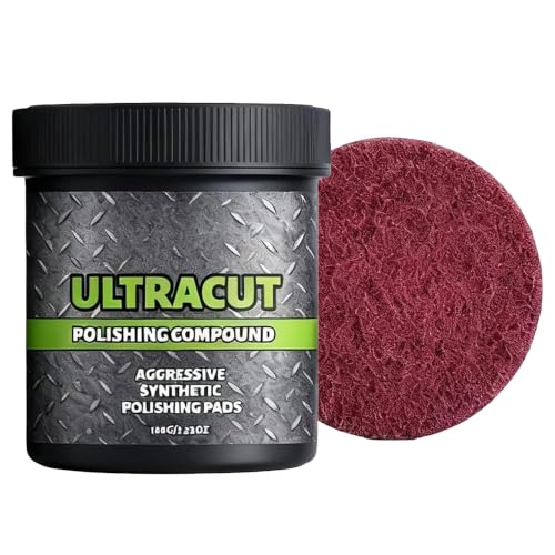 Image of All-in-One Surface Restoration Polish with Pad, 2026 New Furniture Surface Polishing and Multi-Surface Scratch Remover Compound for Leather Wood Marble Countertop Cookware, 1 pcs