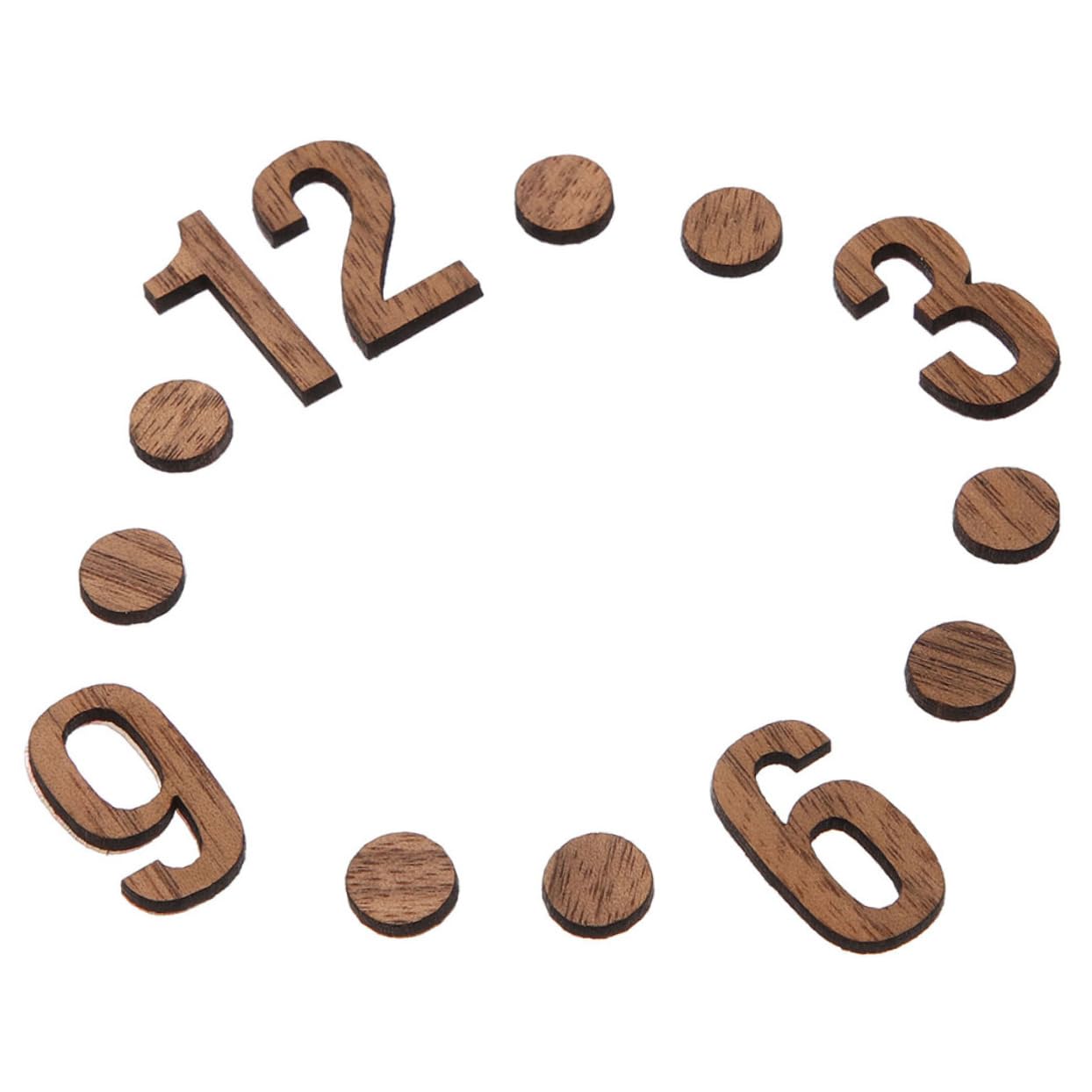 INOOMP 5sätze Wanduhren Ziffern Uhr Zahlen Ersatz Ziffern Für Leise Wanduhr Einfache Und Nutzung
