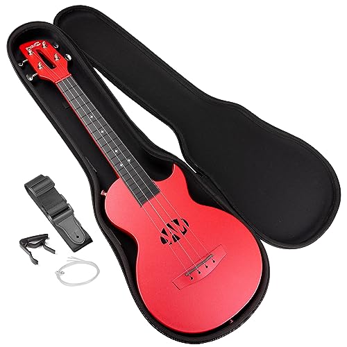 RockJam Carbon Fibre Ukulele with Case
