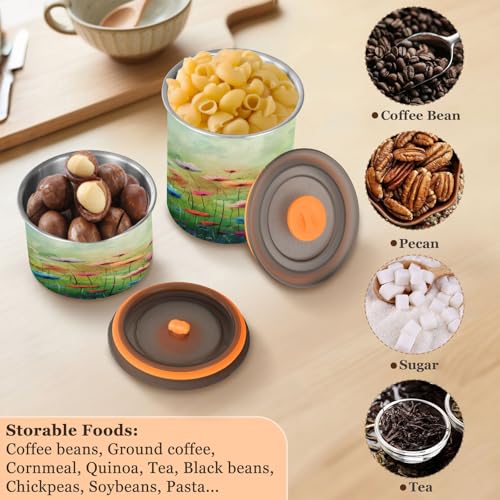 Recipiente de acero inoxidable 30oz para café con tapa hermética miniatura 5