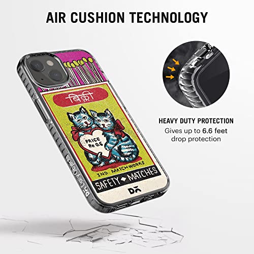 Image of DailyObjects Case for iPhone 13 Compatible with Mag-Safe Wireless Charging, Stride 2.0 Billi Matchbox Slim Shockproof Back Cover with Inner Magnetic Ring