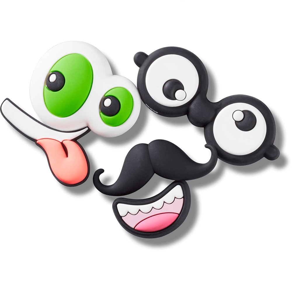 Crocs Jibbitz Charms, Make Your Own Faces 5 Pack