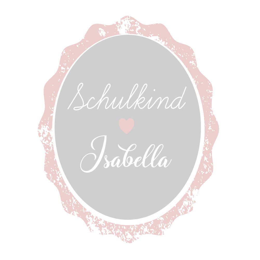 Schultüte mit Namen aus Stoff 70cm groß