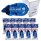 【10個セット】コクヨ テープのり ドットライナー 強粘着 つめ替え タ-D400-08N×10個 梱包箱付（開いて同梱）｜紙・写真対応／のり切れスムーズ／リフィル／交換簡単｜計測・メモカード付