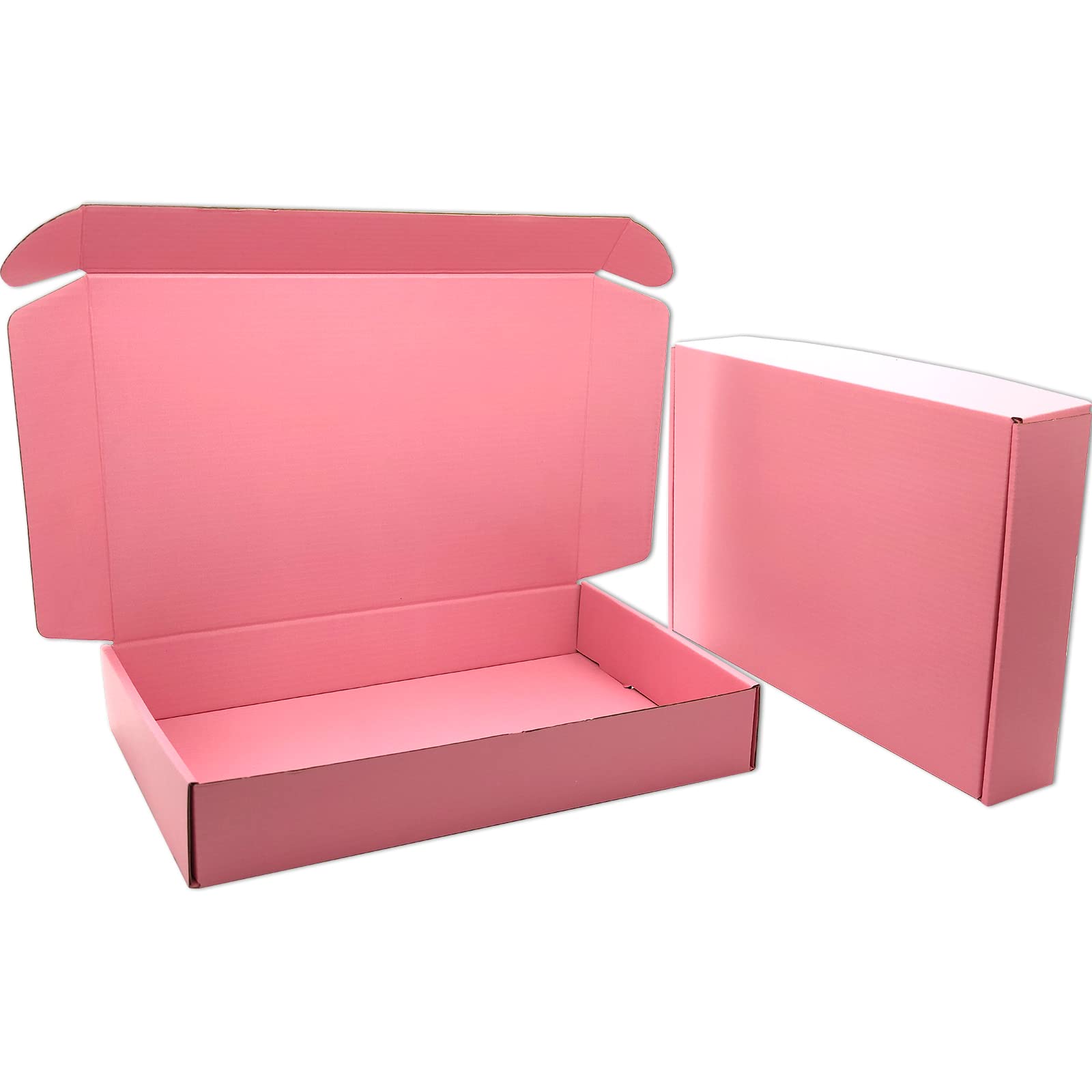 Cenoid Small Postal Boxes, 28x20x5cm Pink Postage Parcel Shipping Cardboard Boxes for Posting Shipping Delivery Packaging boxes for Small Business (Pack of 25) — image 1