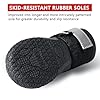 QUMY Dog Shoes for Large Dogs, Medium Dog Boots & Paw Protectors for Winter Snowy Day, Summer Hot Pavement, Water-Resistant in Rainy Weather, Outdoor Walking, Indoor Hardfloors Skid-Resistant Sole #3