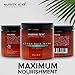Majestic Pure Argan Hair Mask with Keratin - Rejuvenating, Hydrating, Smoothing Deep Conditioner Keratin Hair Treatment - Paraben Free, 8 fl oz
