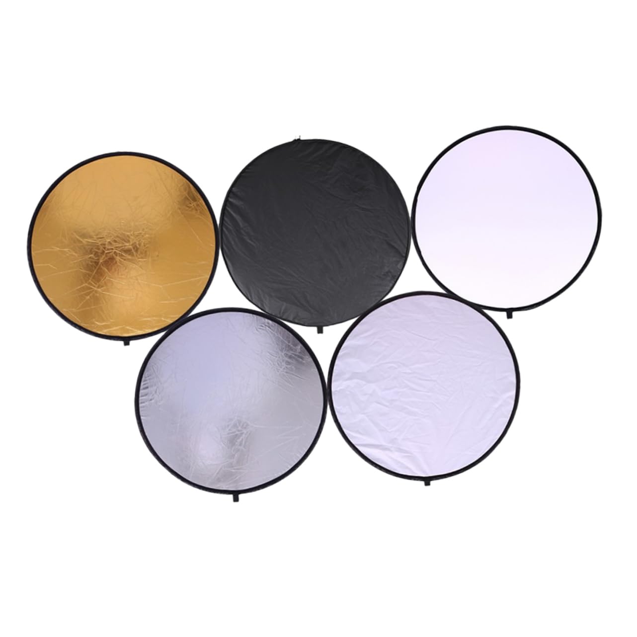 Angoily 1Set Foldable Light Reflector Board for Photography Portable Diffuser for Jewelry Cosmetics Food and Portraits Lightweight Easy to Carry Reflecting Plate