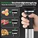 FRESKO Stabmixer 1000W, Pürierstab Edelstahl mit Schutzhülle für Kochgeschirr & 700 ml Messbecher, Stufenlos Geschwindigkeiten Rührstab für Babynahrung, Suppe, Smoothies, Püree, Sauce