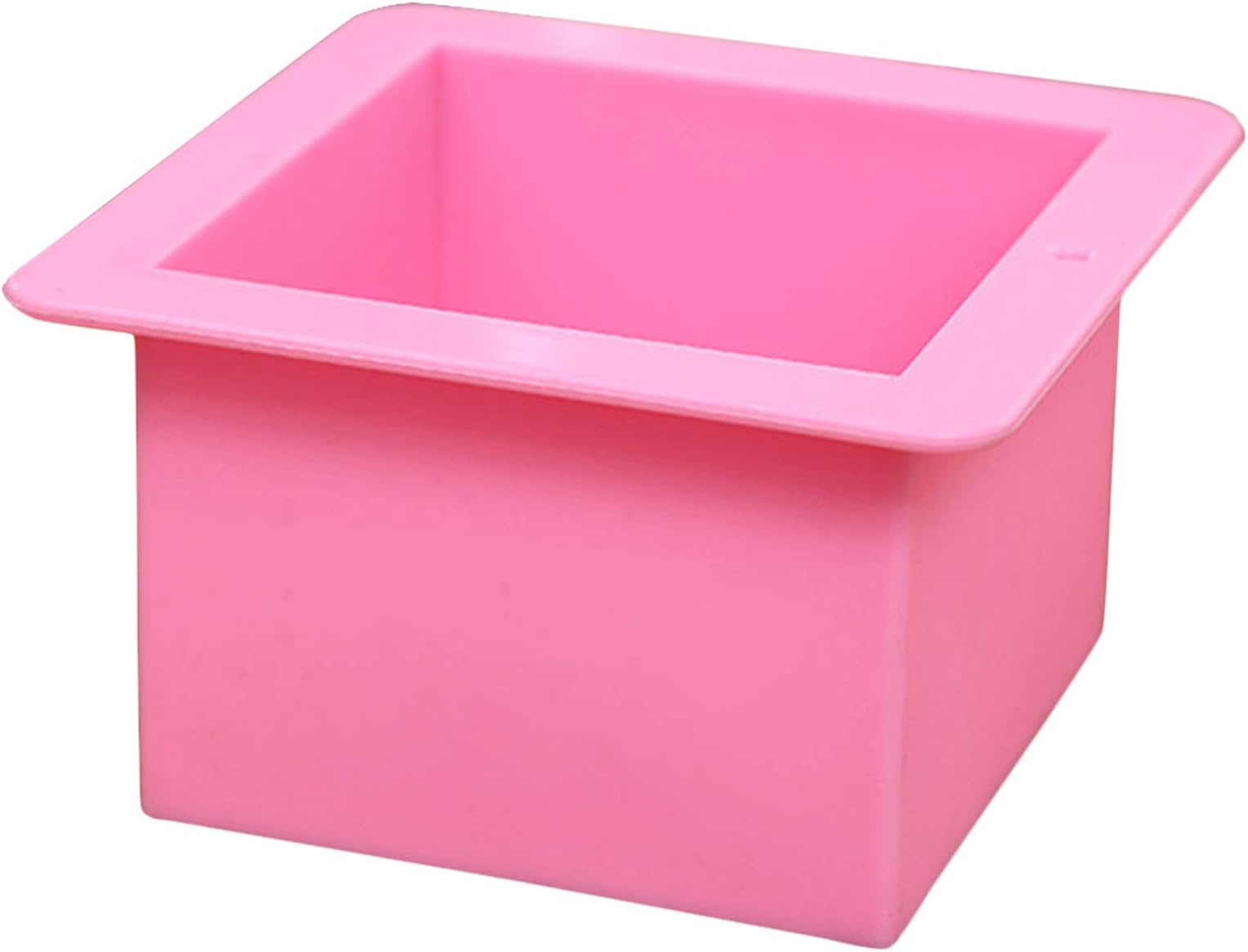 2Pcs Soap Molds Square Silicone Molds Kit 500ML DIY Soap Mold Handmade Soap Mold for Baby Women Man (One Set)