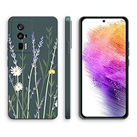 XINYEXIN Cover per Xiaomi Poco F5 5G, Traslucida Custodia Antiurto Antigraffio con Supporto Anello a 360°, PC + TPU Bumper Case - Army Green