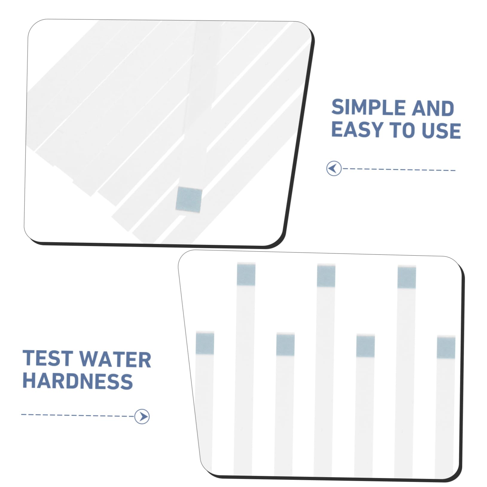 Cabilock 5 Set Strisce Reattive per Acqua Carta per Test 'Acqua Carta per Test ' per Test Strisce Reattive per Strisce Reattive per 10 Pezzi*5