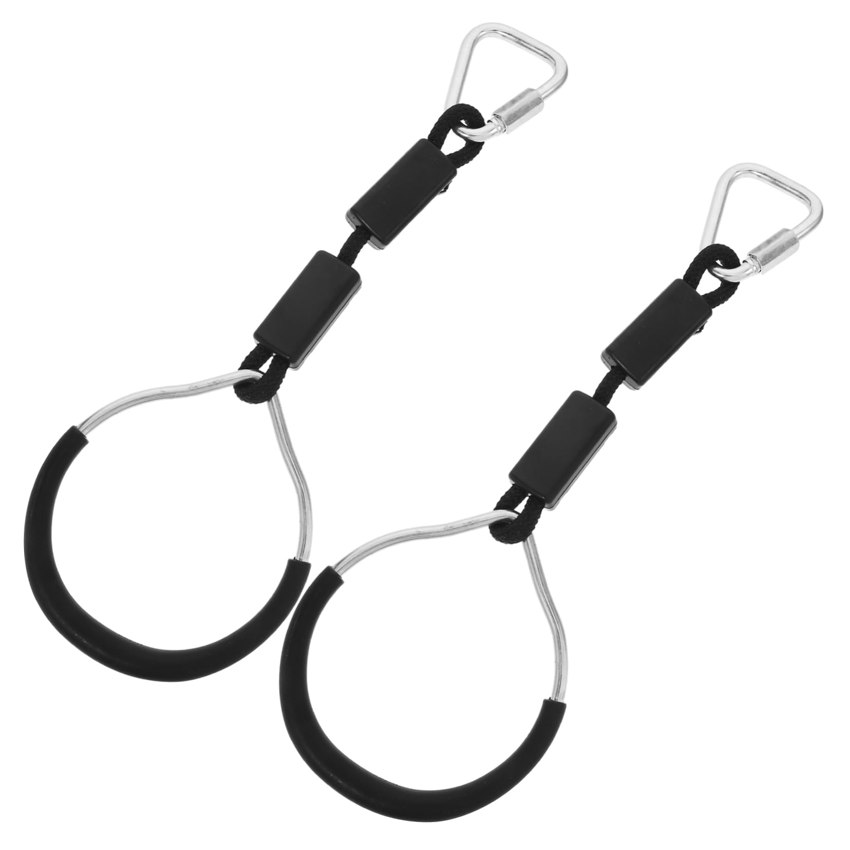 SUPVOX 2pcs Kids Swing Gymnastic Rings Set Climbing Ring Obstacle for Backyard Play