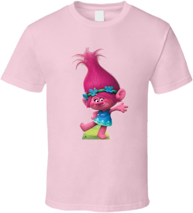 Princess Poppy Character From The Movie Trolls Shirt 2XL Light Pink