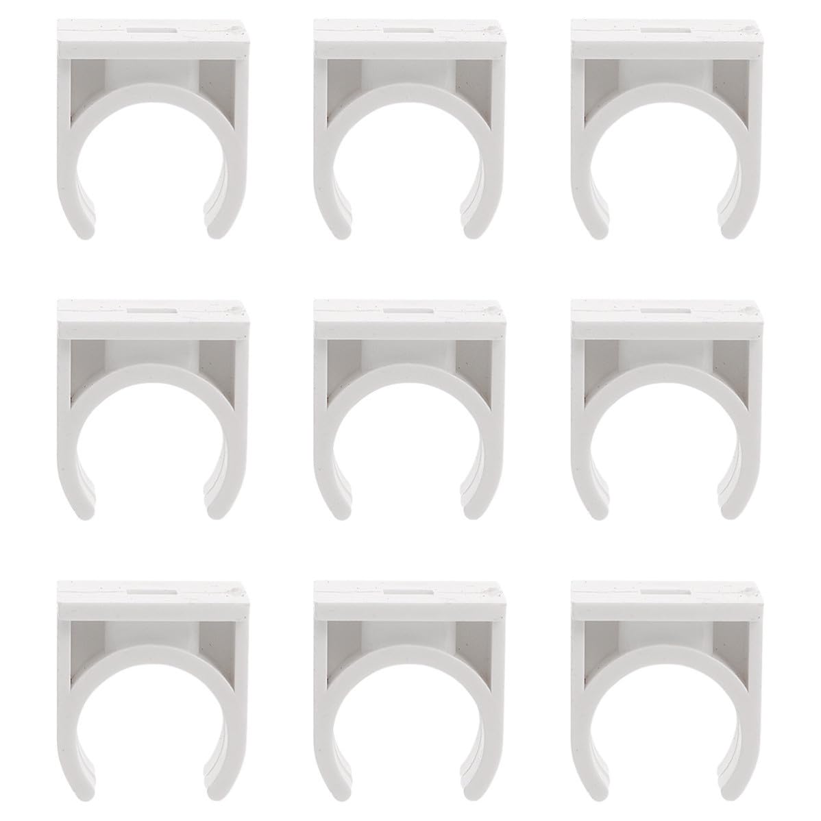 Supports muraux de fixation pour câbles et tuyauteries de maison, clips blancs discrets