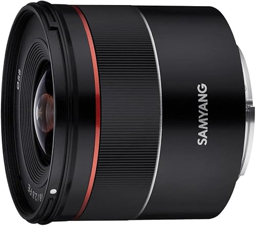 Miniatura 3 de Samyang AF 0.709 in F2.8 Lente gran angular de marco completo de marco completo para Sony E Mount – Compacto, ultraligero, rosca de filtro de 2.283