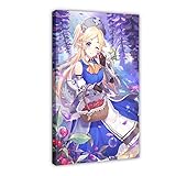 Game Shadowverse 9 Leinwand-Poster, Wandkunst, Dekor, Bild, Gemälde für Wohnzimmer, Schlafzimmer, Dekoration, 50 x 75 cm, Rahmen