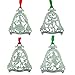 12 Days of Christmas Ornament Set, Set of 12 Metal Ornaments, 3 1/8-Inches, by Abbey & CA Gift