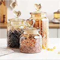 新品3個セット薔薇柄ガラス保存容器 鉛フリー プランドパリ/ imane マニー chocolate-gateau-1-js-