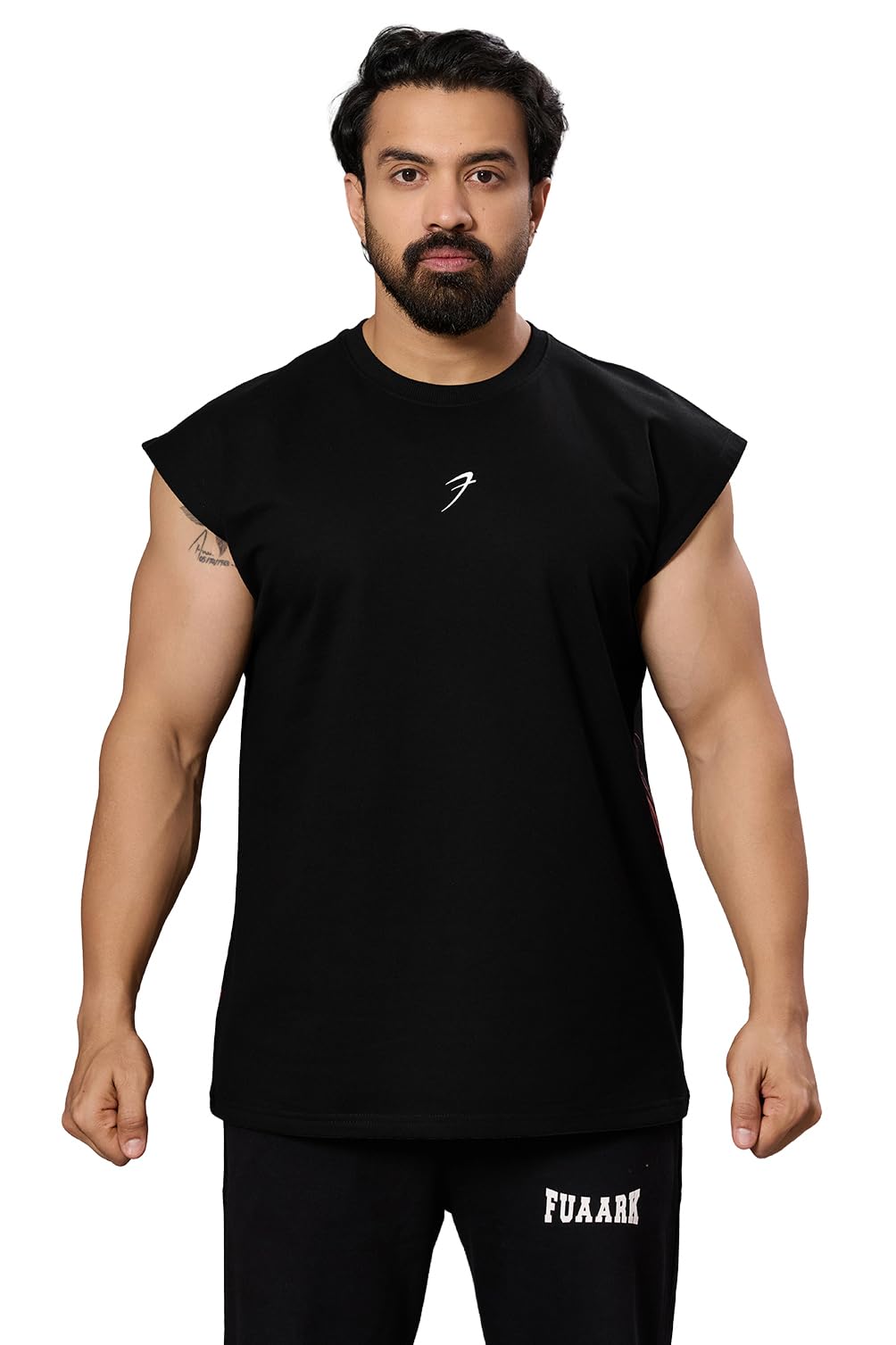 FUAARK Men's Dragon Capsleeves Oversized fit Gym & Workout Tank-picture-27