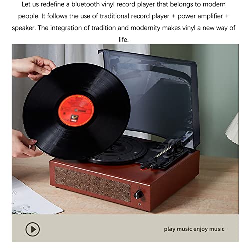 Haut-parleur portable phonographe rétro gramophone tourne-disque vinyle lecture de platine vinyle classique haut-parleur… - Les Beatles, Paul McCartney, John Lennon, RIngo Starr, George Harrison Haut-parleur portable phonographe rétro gramophone tourne-disque vinyle lecture de platine vinyle classique haut-parleur… – Image 3