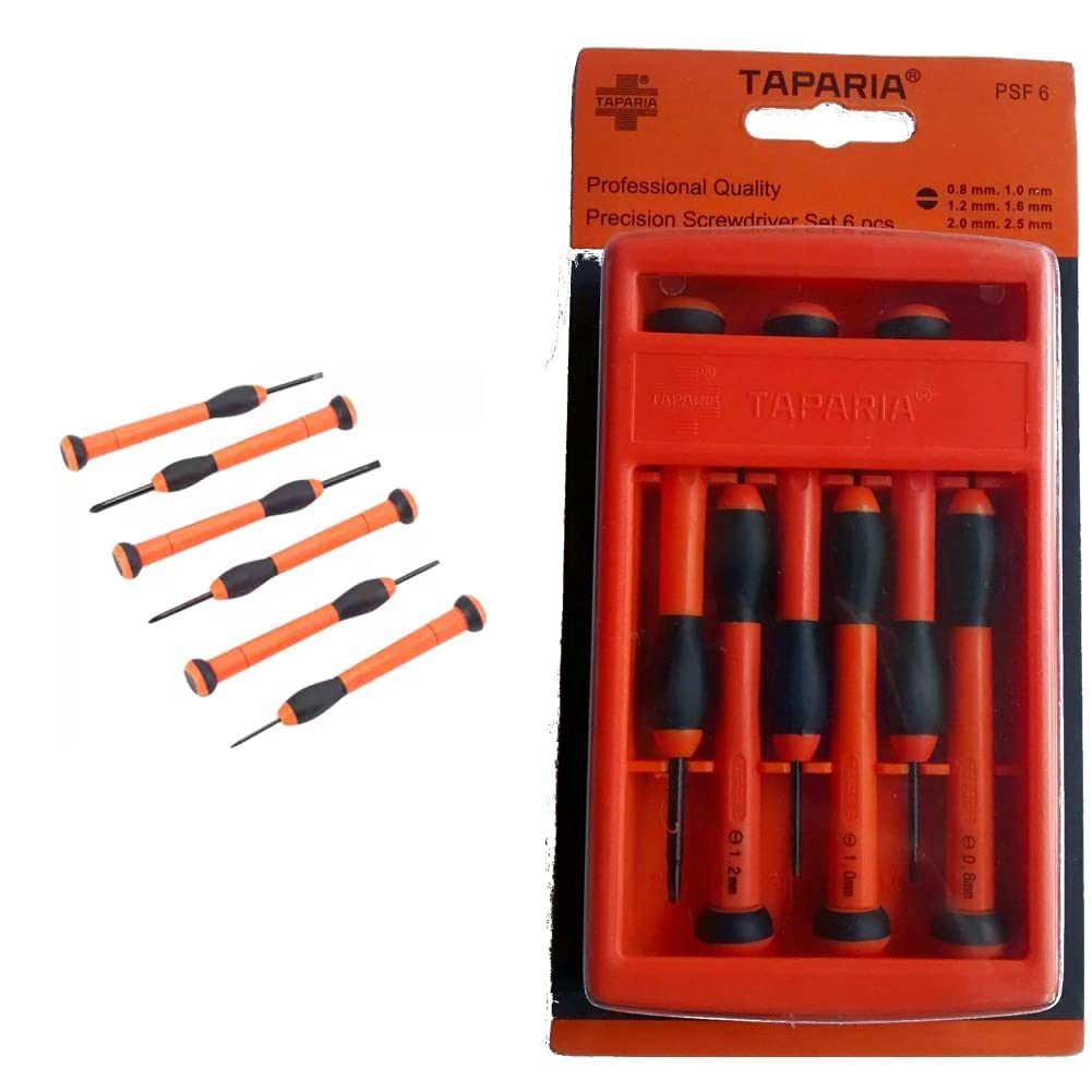 Taparia PSFP6 Precision Screw Driver Set & Taparia PSF6 Steel